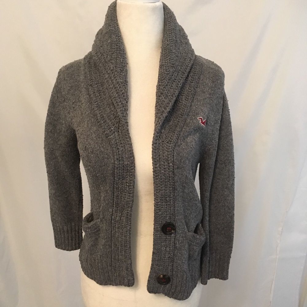 Gray Hollister Sweater